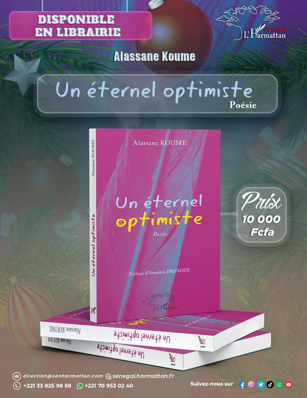 Couverture du livre « Un éternel optimiste »